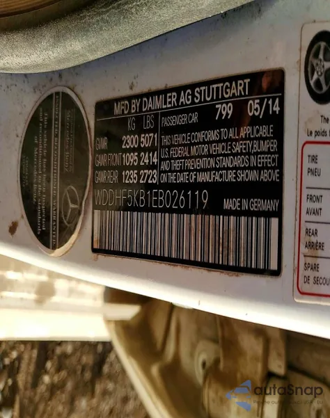 2014 Mercedes-Benz E 350 z USA, uszkodzony, nr VIN WDDHF5KB1EB026119